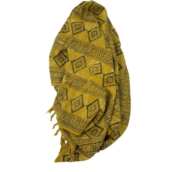 Cotton Throw Blanket Hand Block Printed - Picture 6 of 16